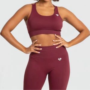 Women’s Best - Power Seamless Sports Bra | Burgundy - Women’s XL